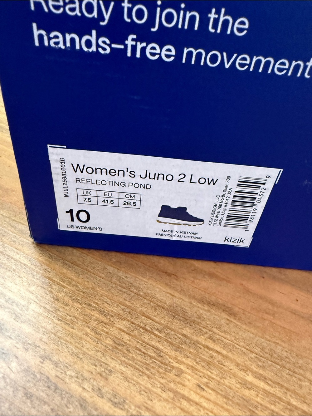 NIB Kizik Women’s Juno 2 Low Boots in Reflecting Pond - Picture 7 of 7